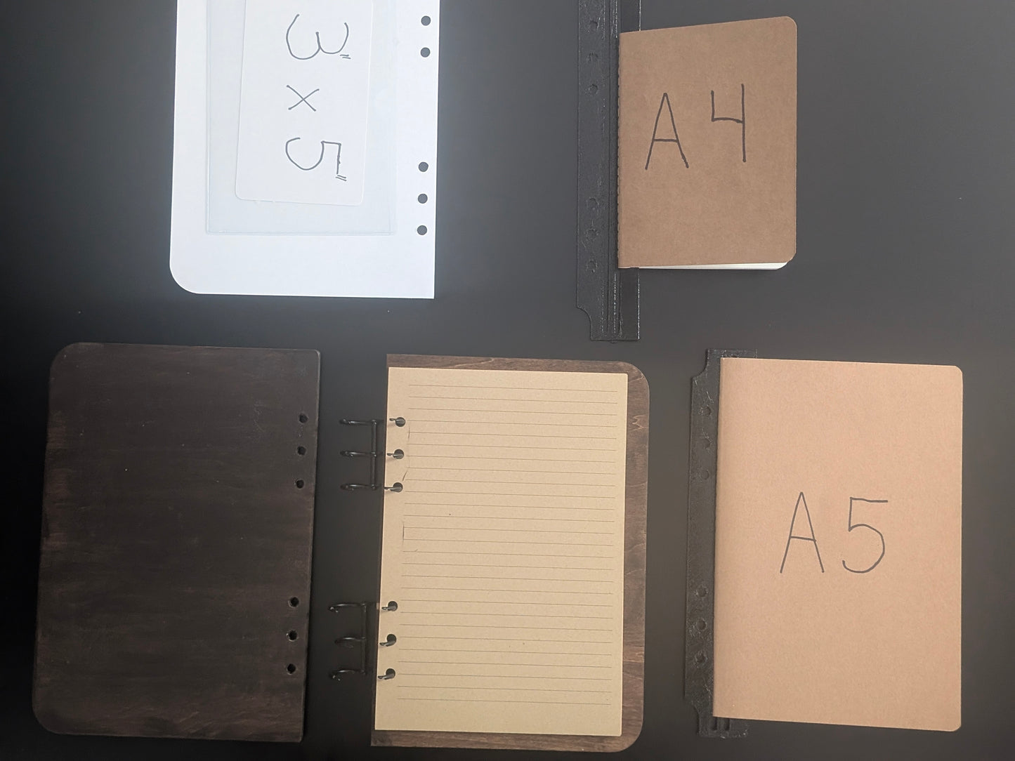 Flower Maiden's Journal - Multipurpose Wooden Notebook Cover